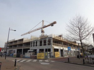 Nieuwbouw winkelcentrum Bergschenhoek